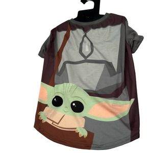 Star Wars Dog Shirt The Mandalorian Baby Yoda Dog Clothes Size XL